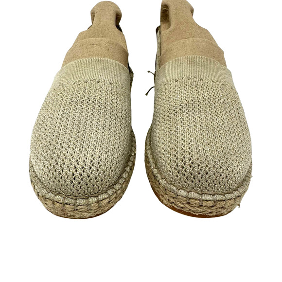 Cole Haan size 7 B 21292 grand os slip on flats sparkly taupe knit espadrille - Picture 8 of 13